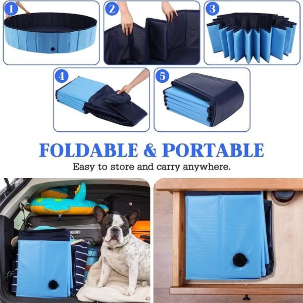 Image_20251107115701_143_873 Foldable Dog Swimming Pool with Sprinkler Ring | Portable Outdoor Wading Pool for Large Pets