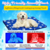 p1.2 ✨L Pet Cooling Mat (50x 90cm) | Durable Self-Cooling Gel Pad | Non-Toxic, Pressure Activated Dog Heat Relief